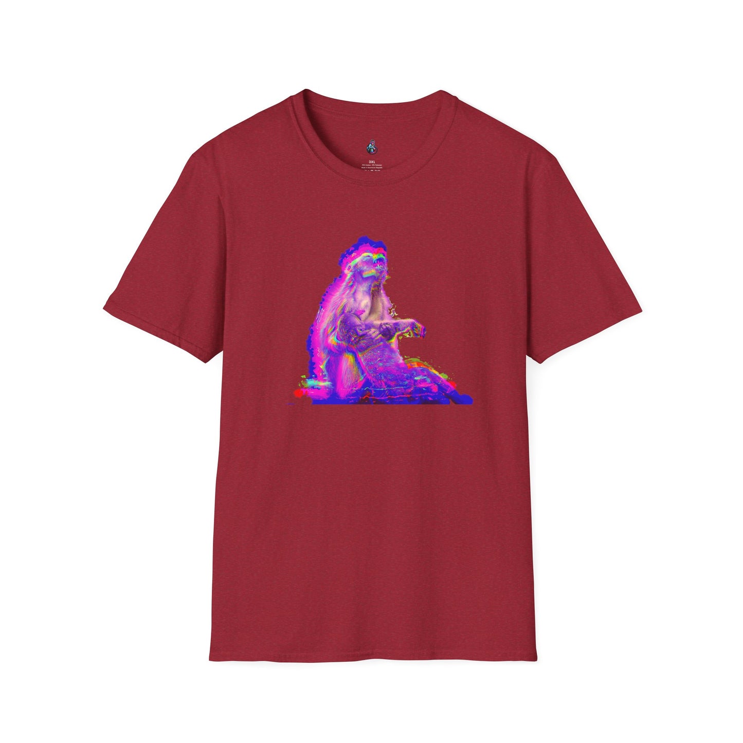 Macaque Tees - Macaque della Pieta Psych Pink