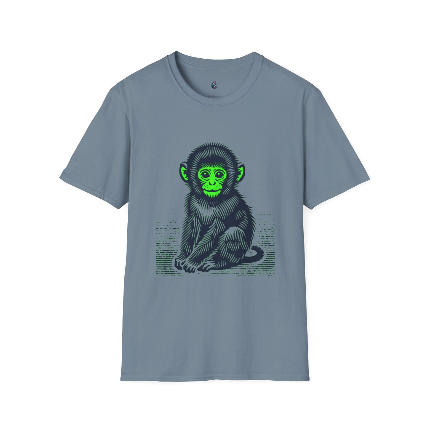 Macaque Tees - Lil Macaque Green