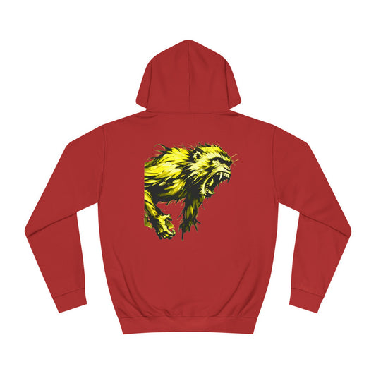 Macaque Hoodies - Wrath Sumi-e Yellow (back)