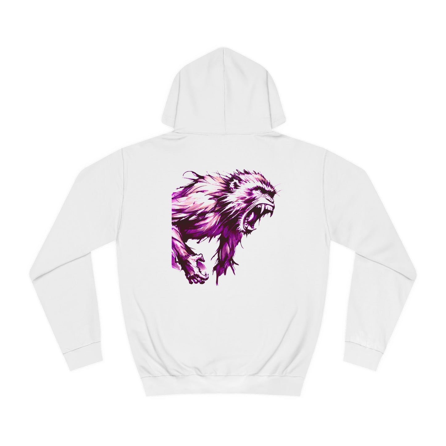 Macaque Hoodies - Wrath Sumi-e Pink (back)