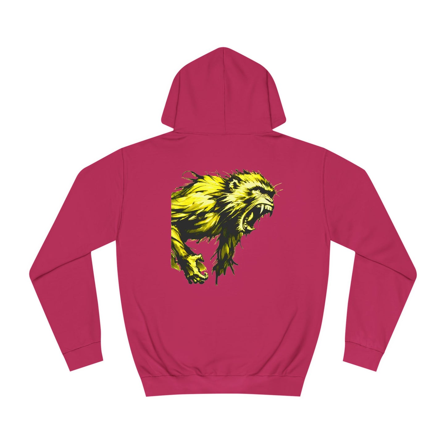 Macaque Hoodies - Wrath Sumi-e Yellow (back)