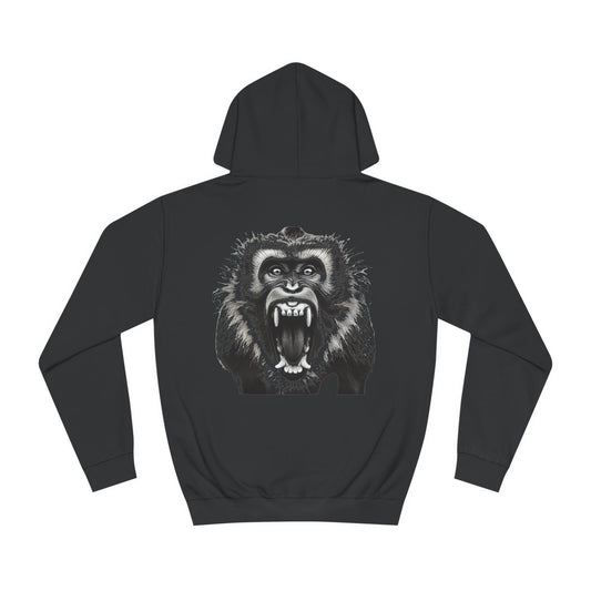 Macaque Hoodies - Unhinged Monochrome