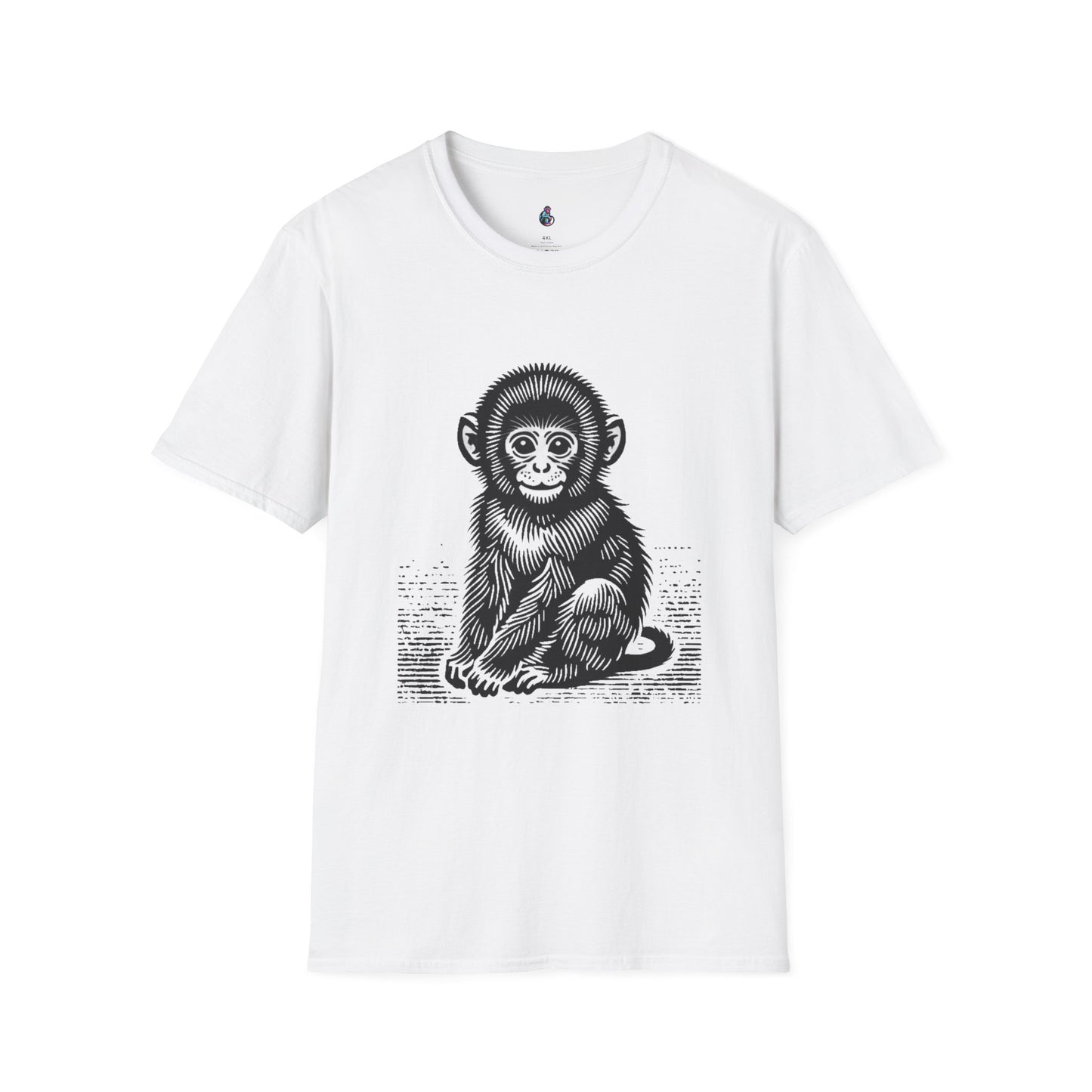 Macaque Tees - Lil Macaque Monochrome