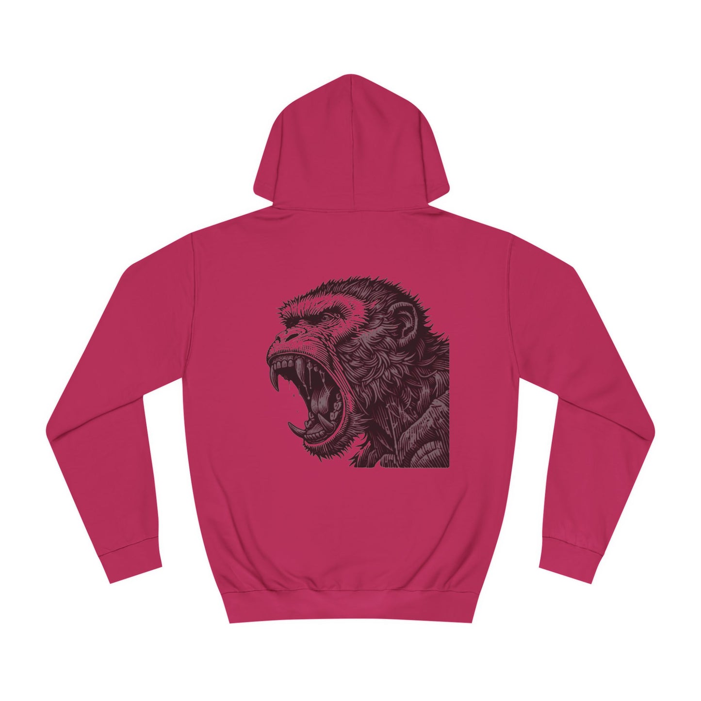 Macaque Hoodies - Wrath Block Red