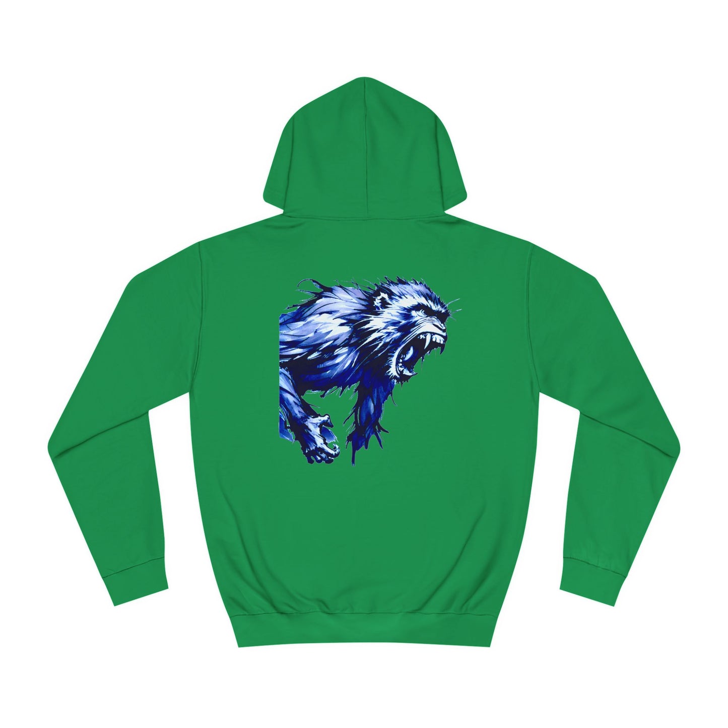 Macaque Hoodies - Wrath Sumi-e Blue (back)