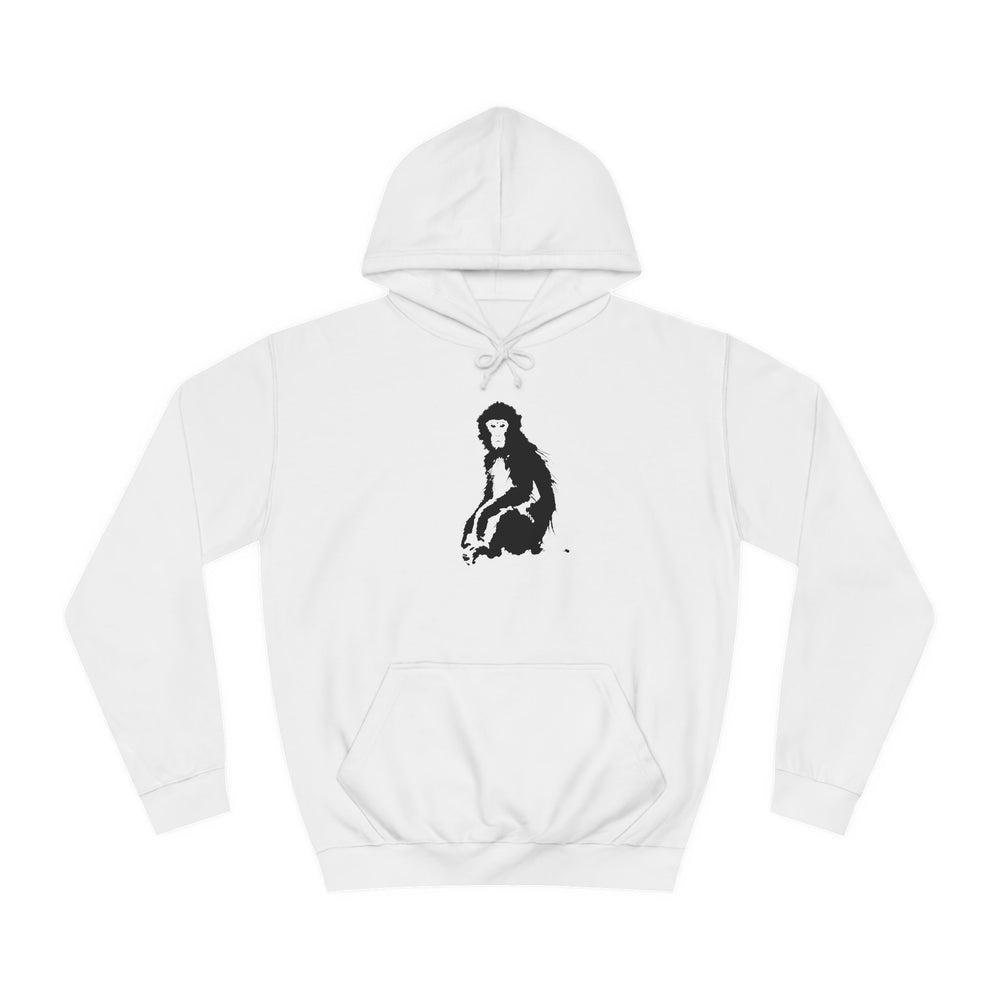 Macaque Hoodies - Tranquil Sumi-e Macaque