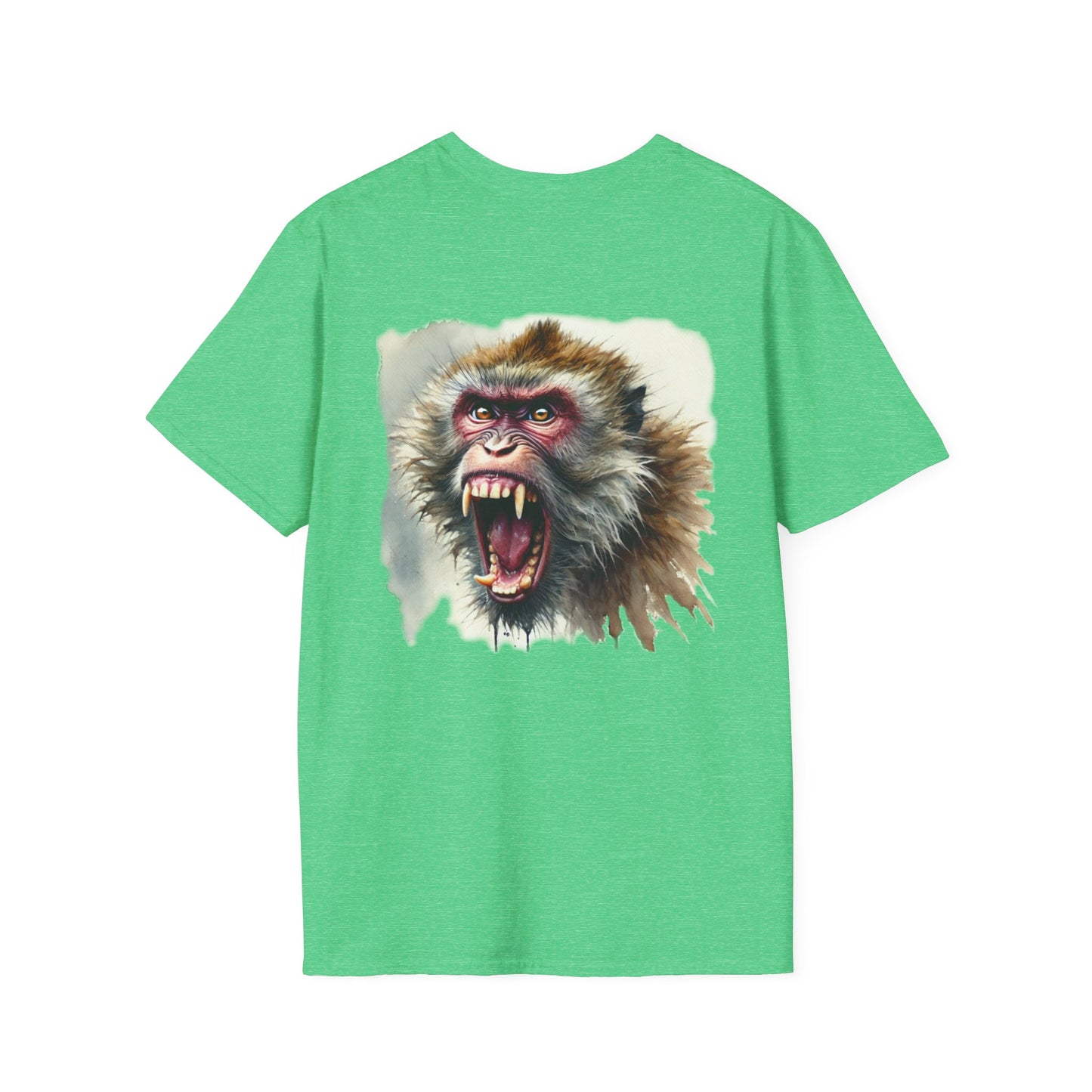 Macaque Tees - Watercolor Wrath (Back)
