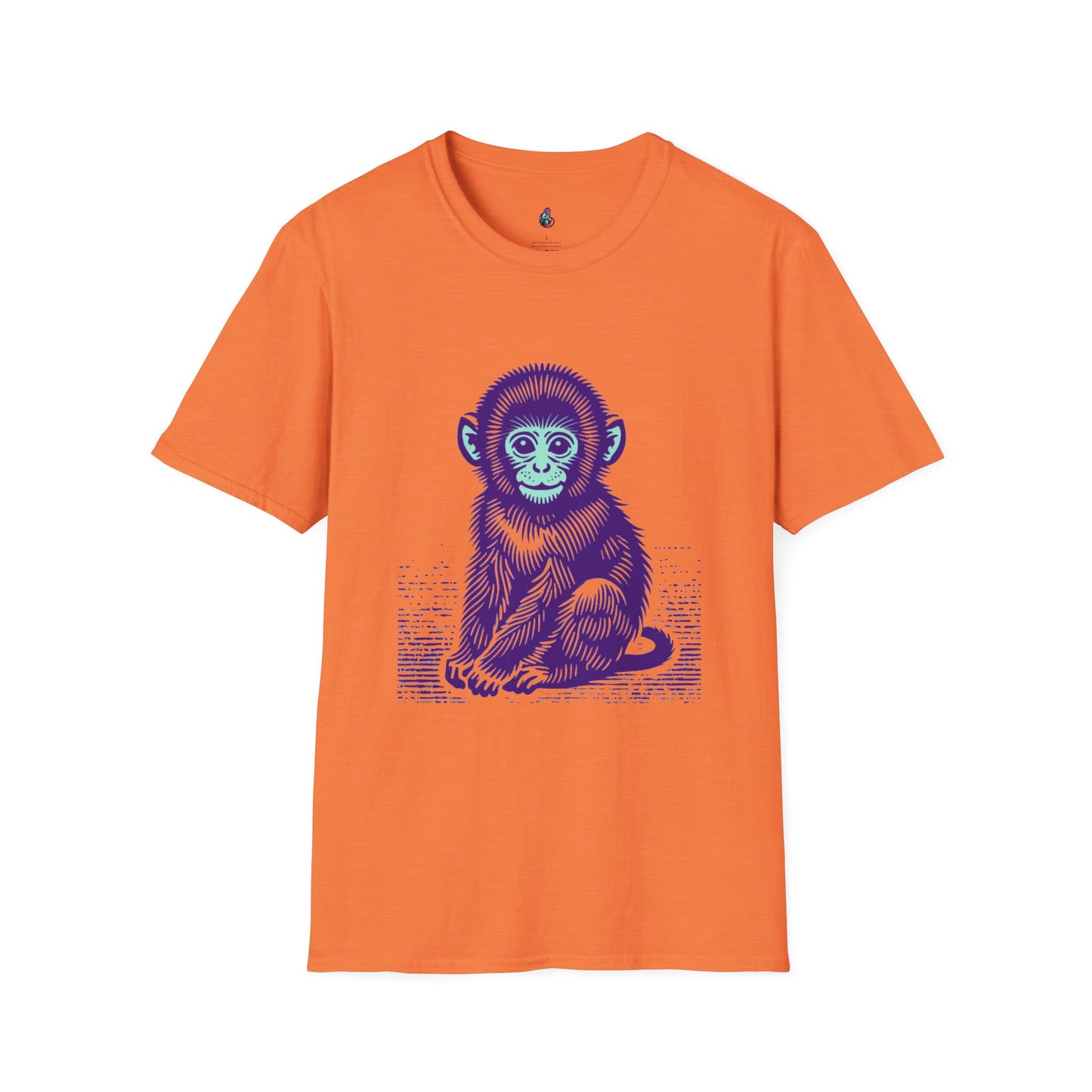 Macaque Tees - Lil Macaque Indigo