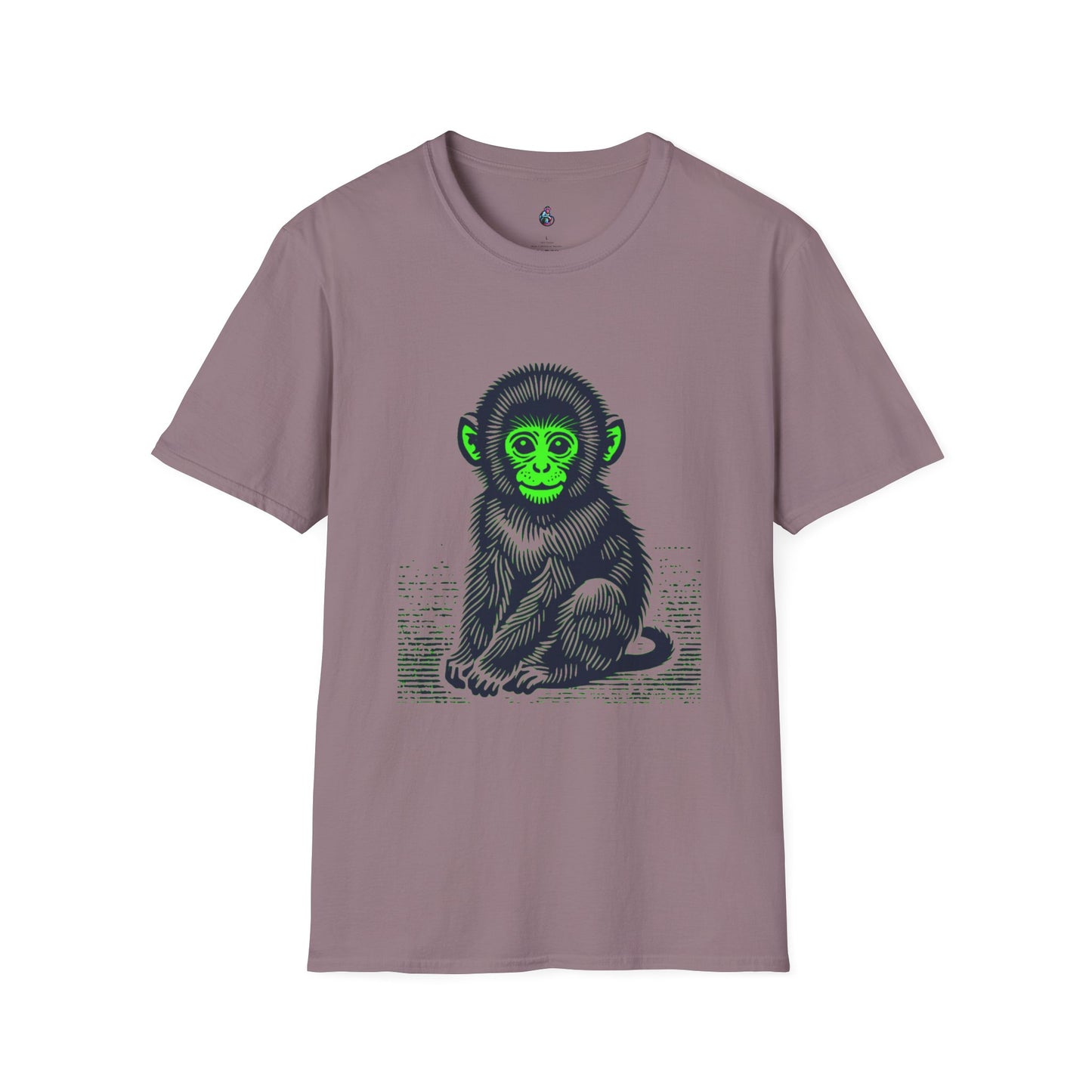 Macaque Tees - Lil Macaque Green
