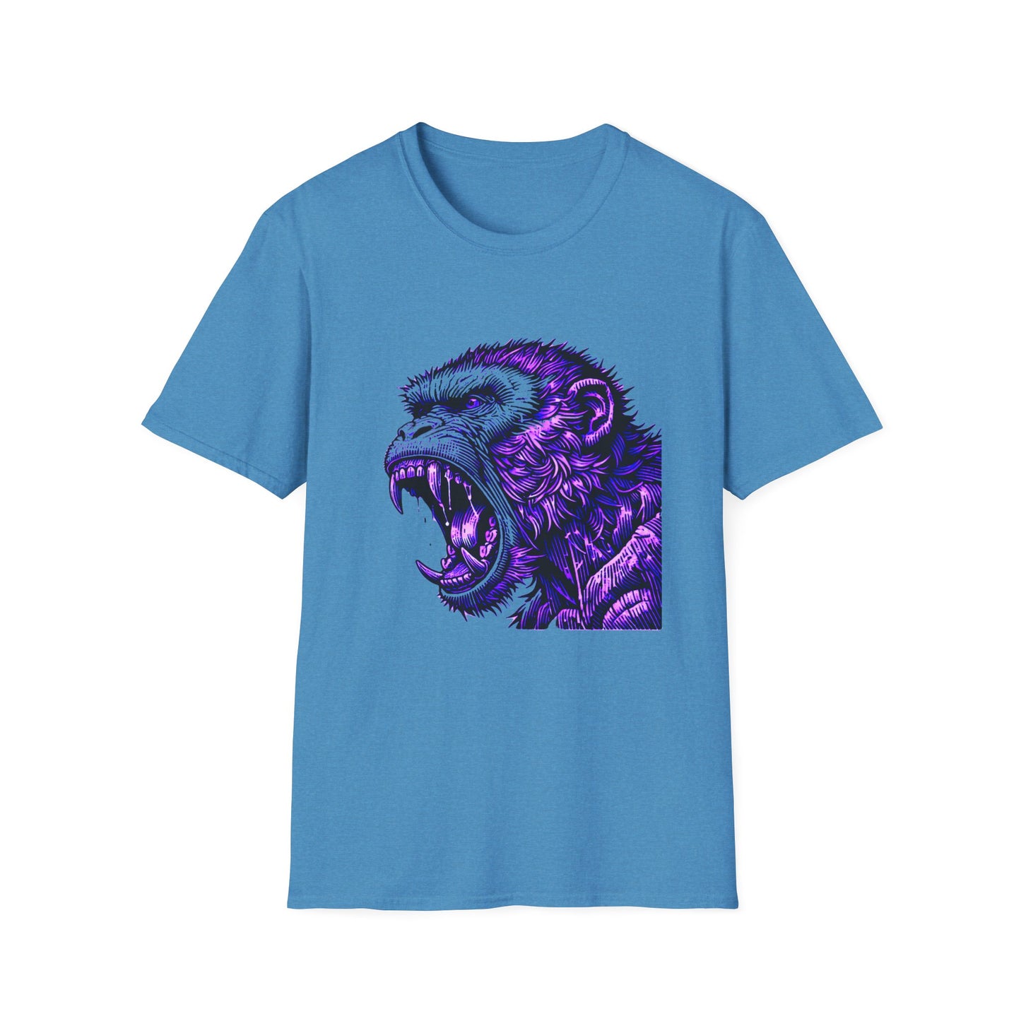 Macaque Tees - Wrath Block Purple