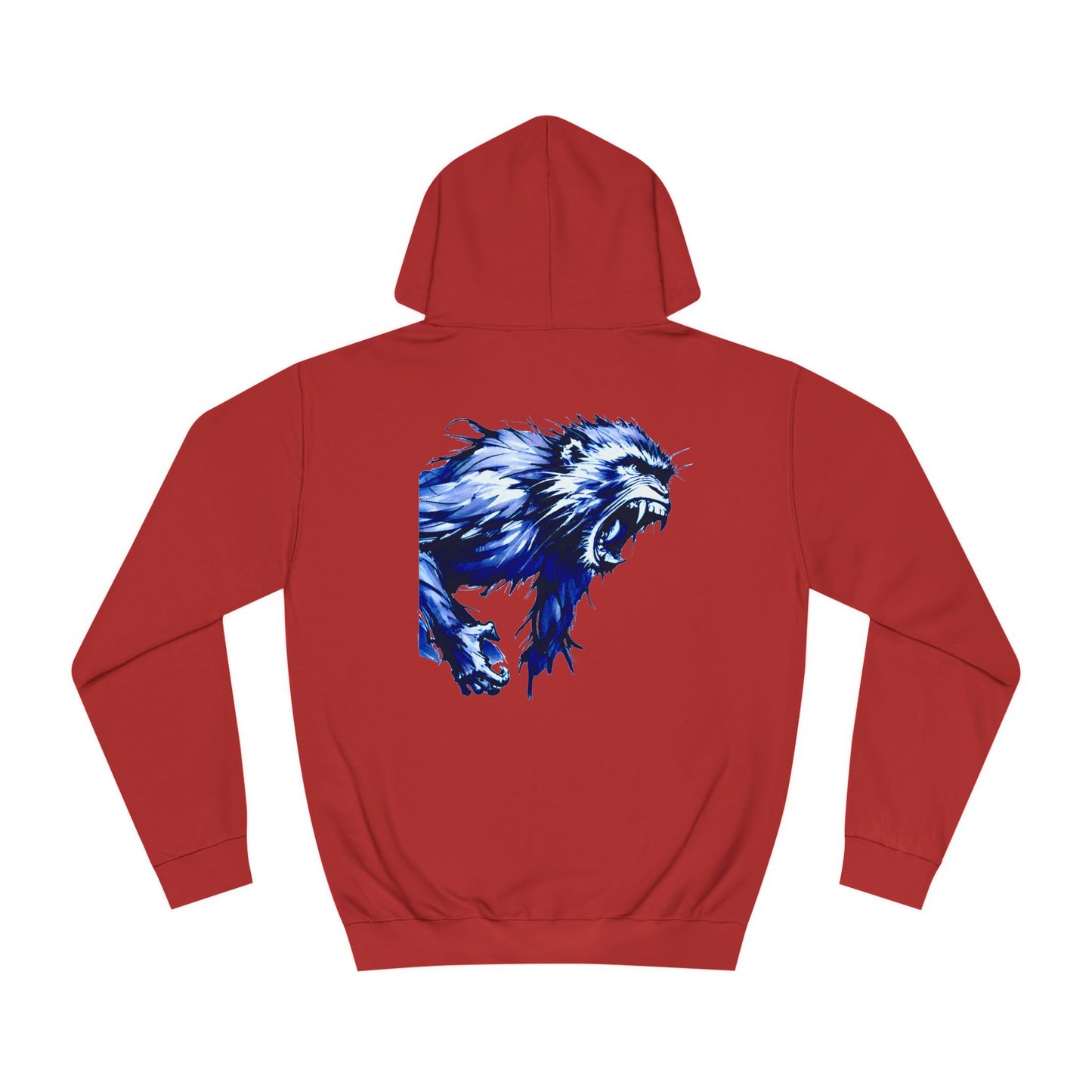 Macaque Hoodies - Wrath Sumi-e Blue (back)