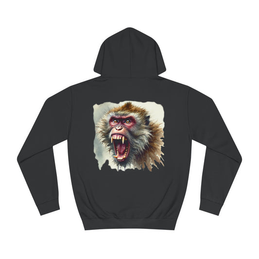 Macaque Hoodies - Watercolor Wrath