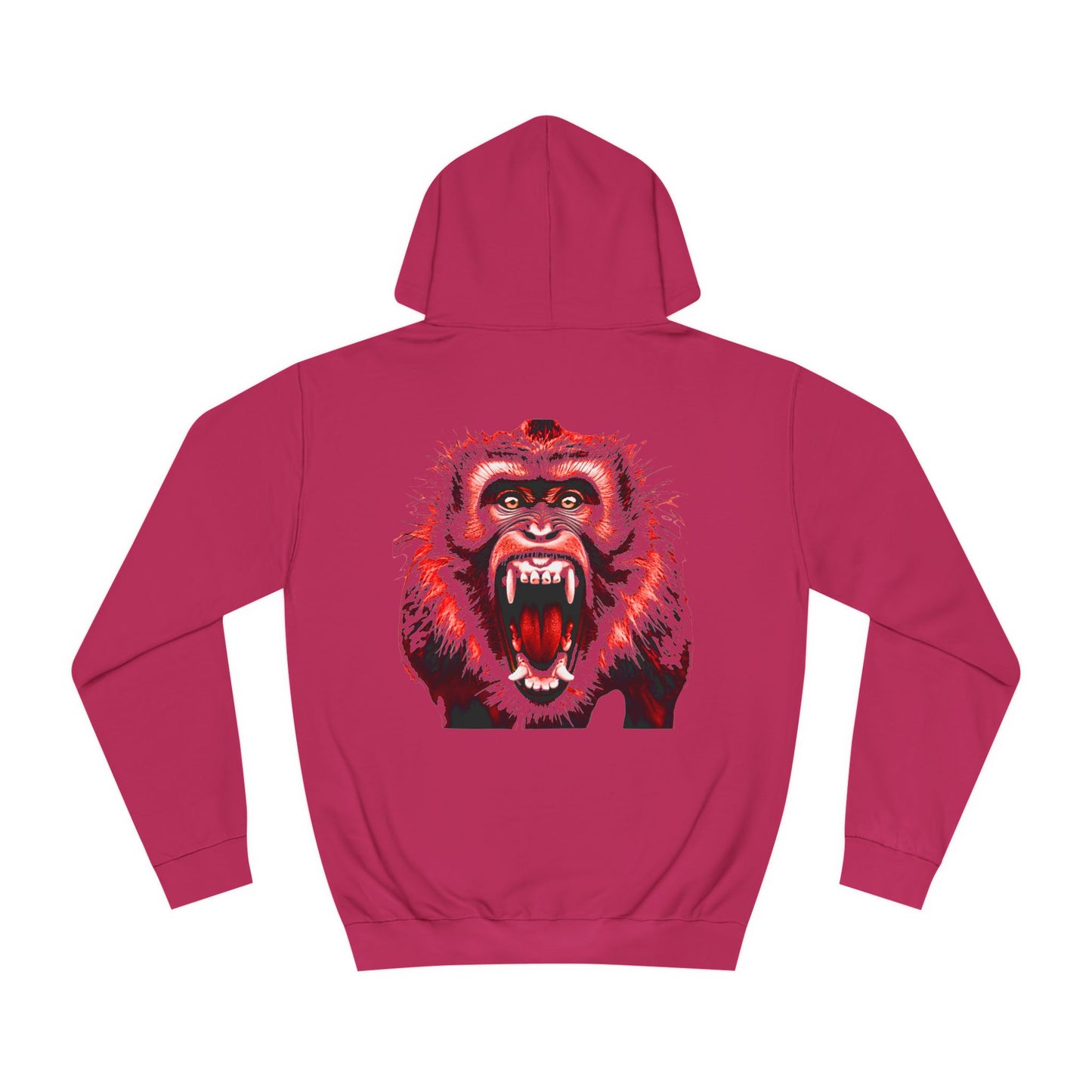 Macaque Hoodies - Unhinged Red