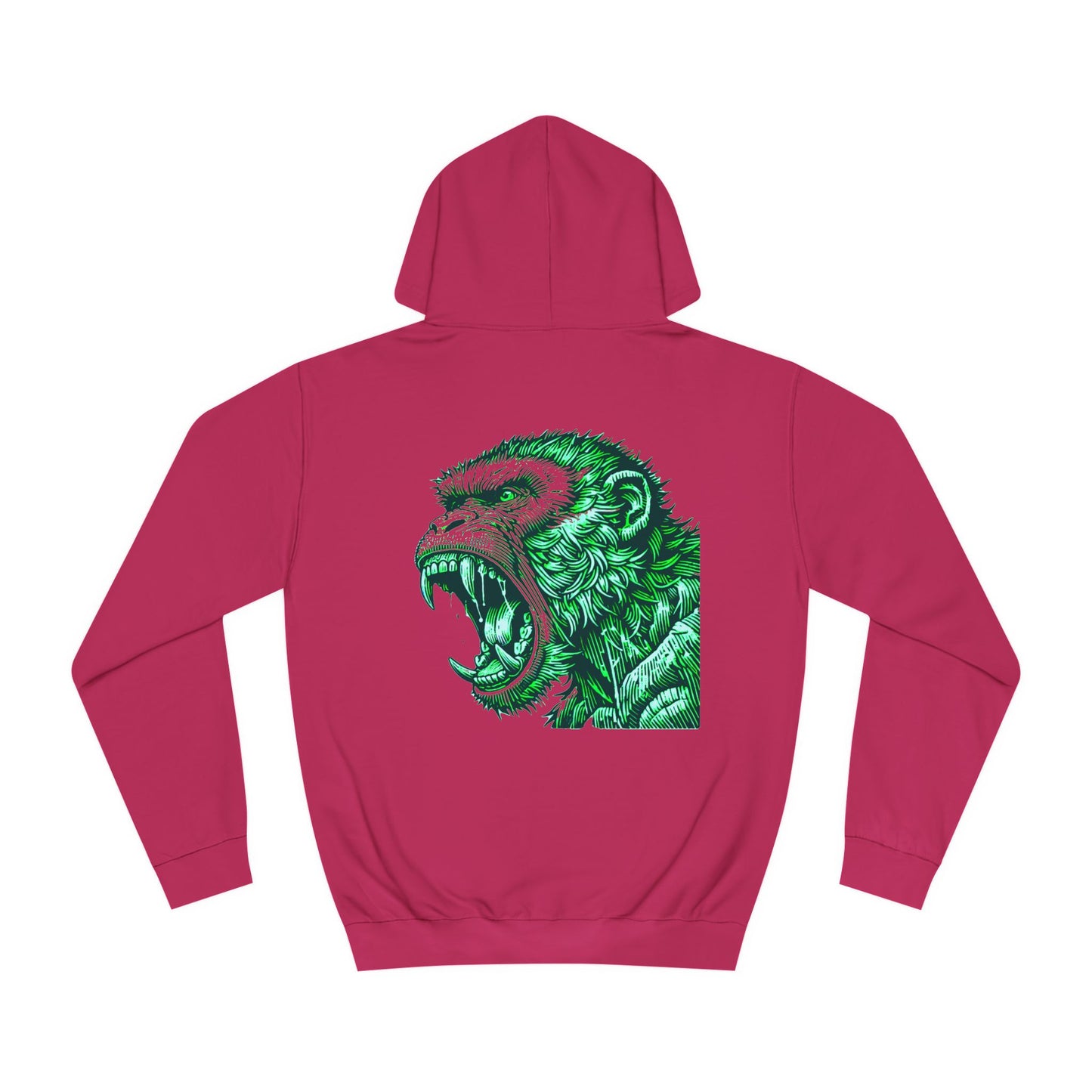 Macaque Hoodies - Wrath Block Green
