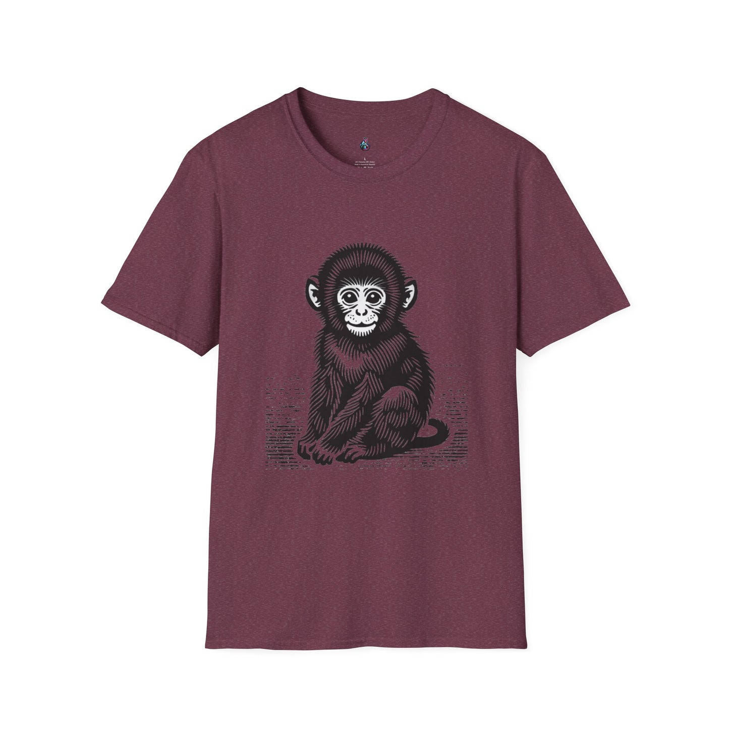 Macaque Tees - Lil Macaque Monochrome