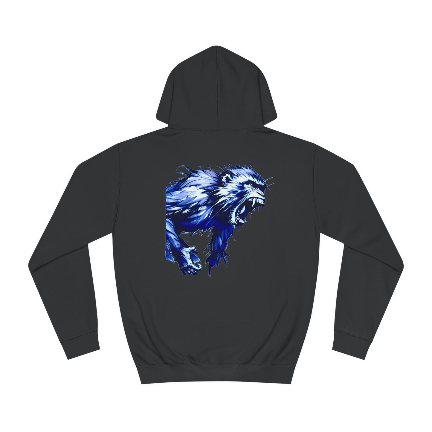 Macaque Hoodies - Wrath Sumi-e Blue (back)