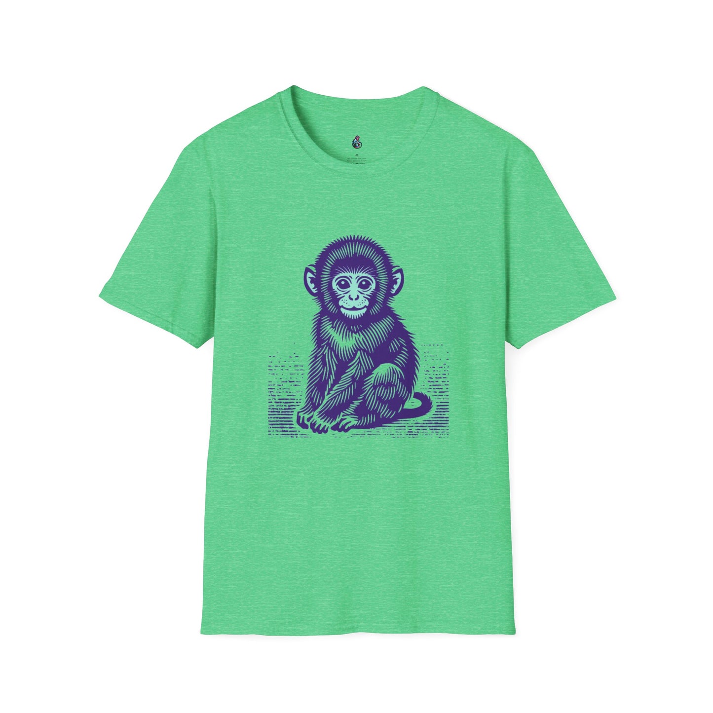 Macaque Tees - Lil Macaque Indigo
