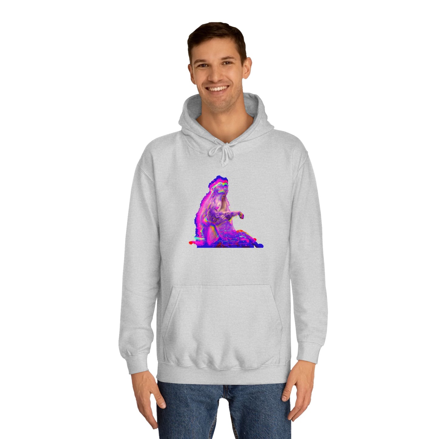 Macaque Hoodies - Macaque della Pieta Psych Pink