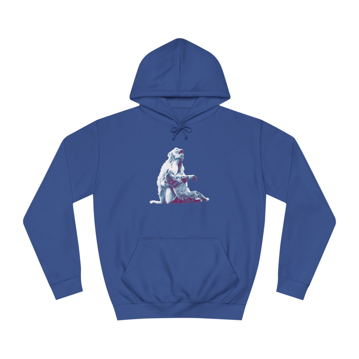 Macaque Hoodies - Macaque della Pieta White
