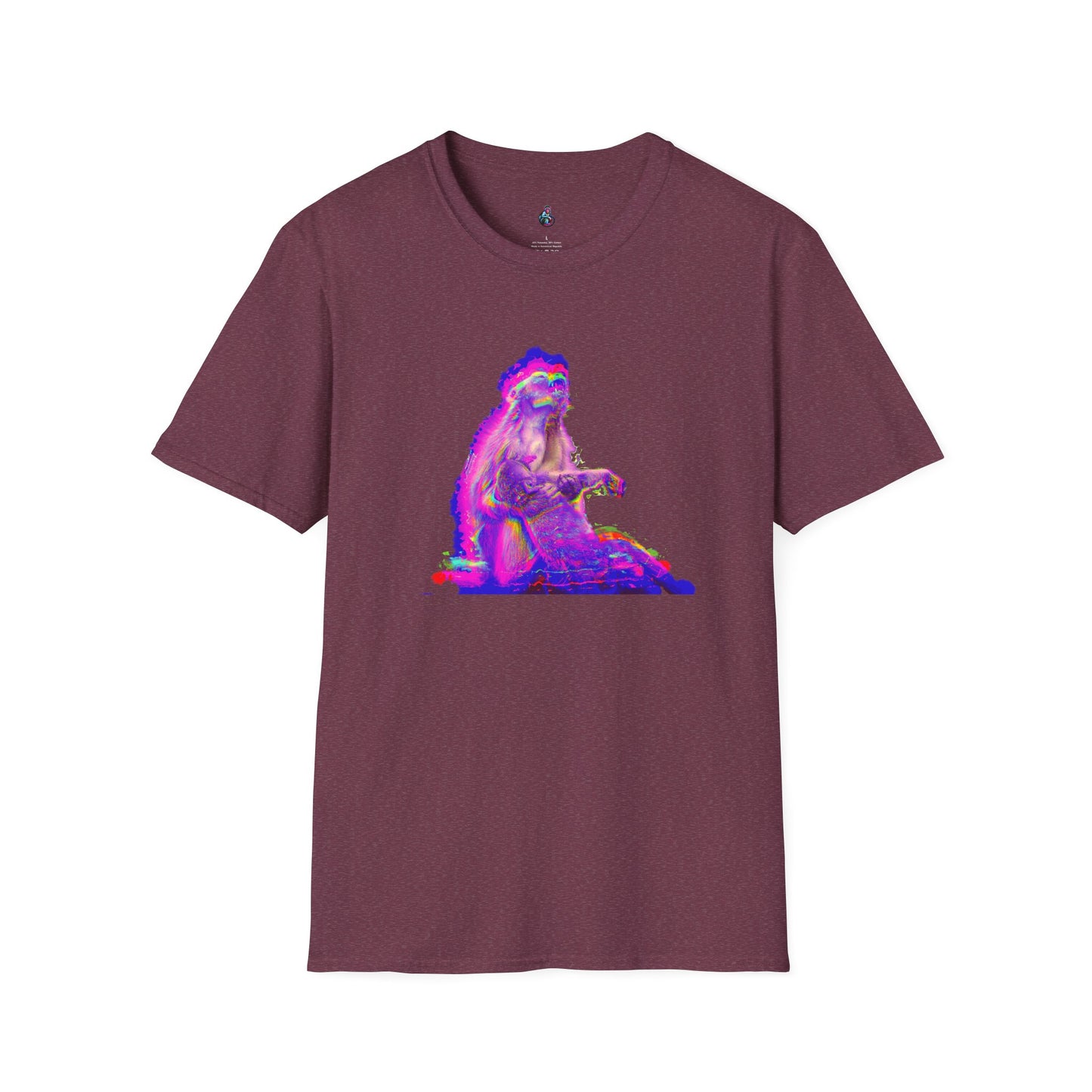 Macaque Tees - Macaque della Pieta Psych Pink