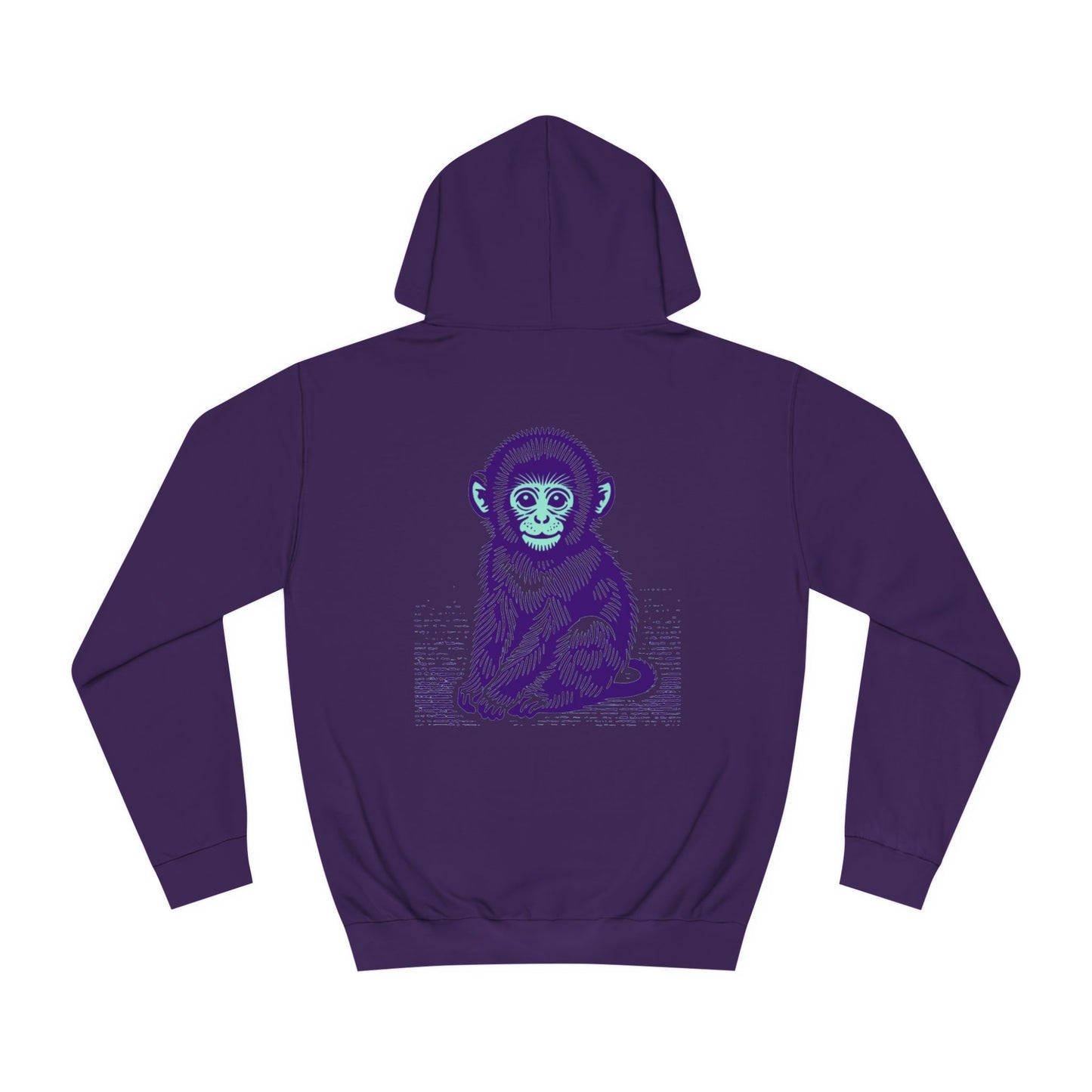 Macaque Hoodies - Lil Macaque Indigo