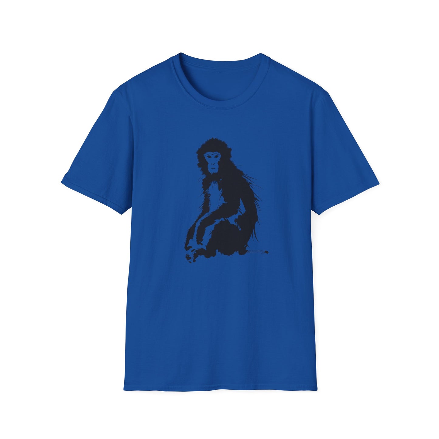 Macaque Tees - Tranquil Sumi-e Macaque