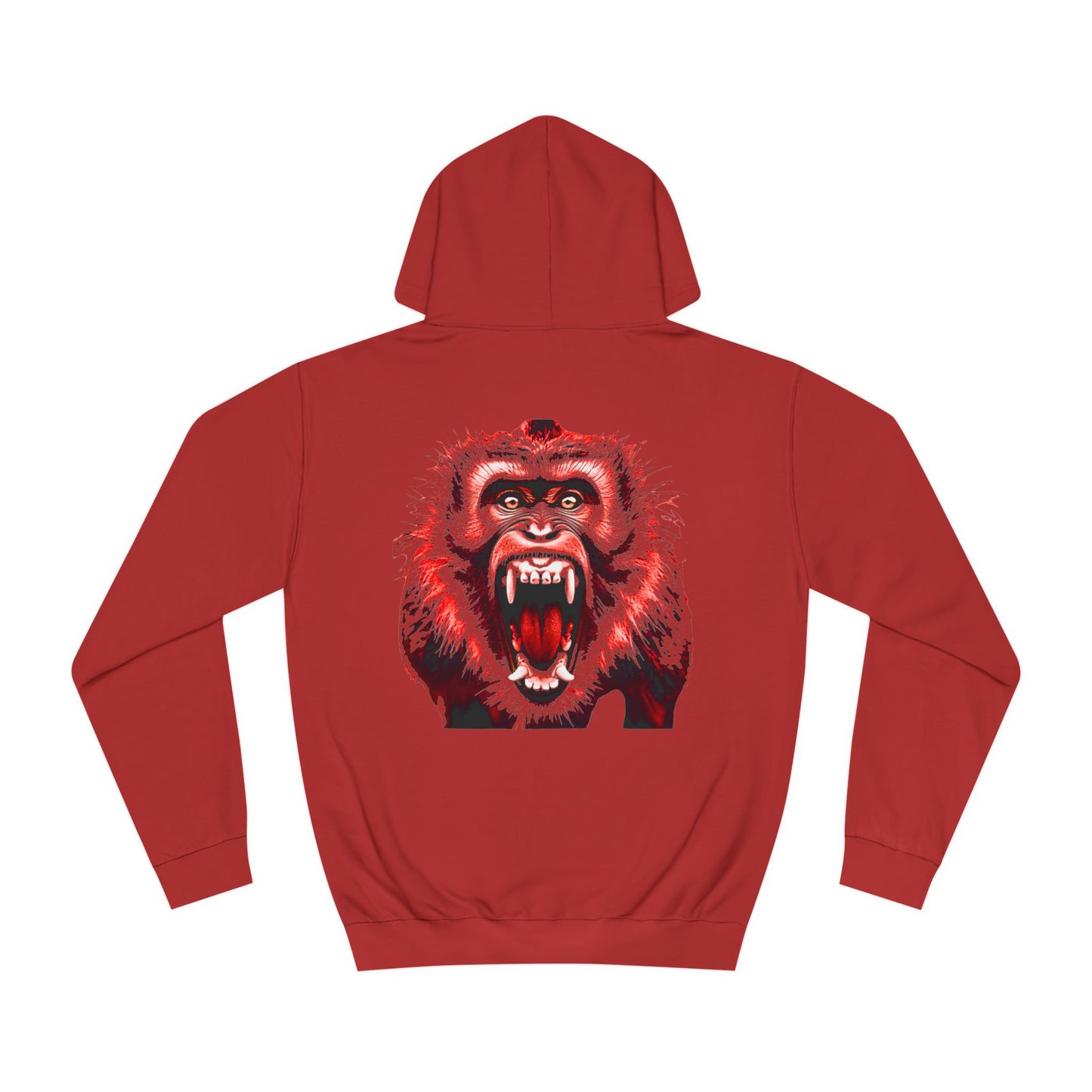Macaque Hoodies - Unhinged Red