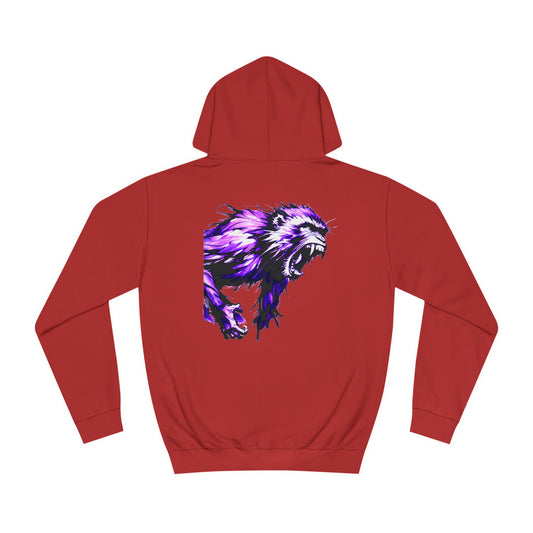 Macaque Hoodies - Wrath Sumi-e Purple (back)