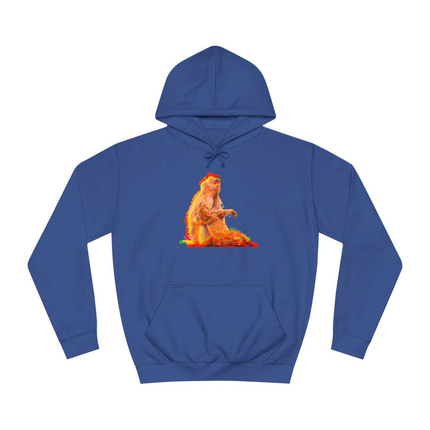 Macaque Hoodies - Macaque della Pieta Psych Red