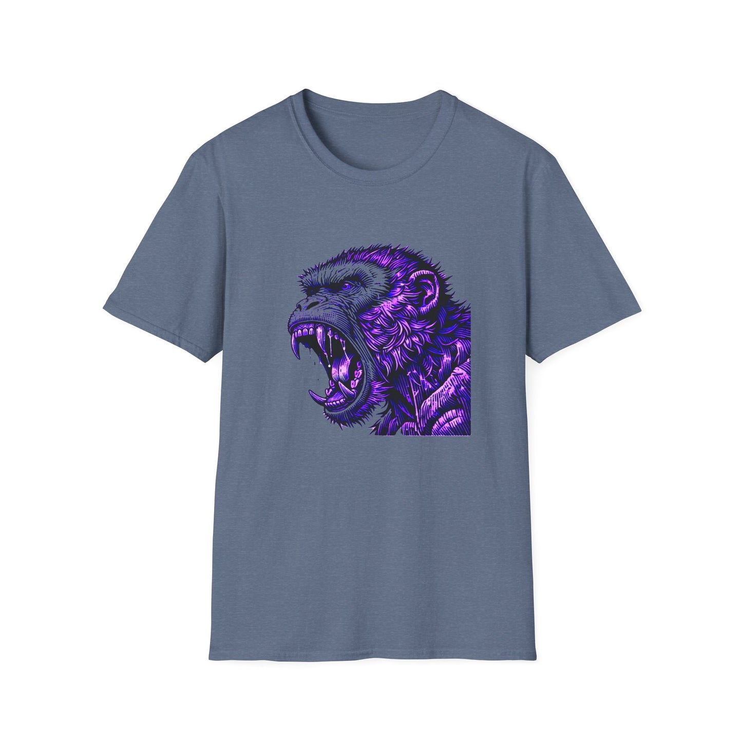 Macaque Tees - Wrath Block Purple