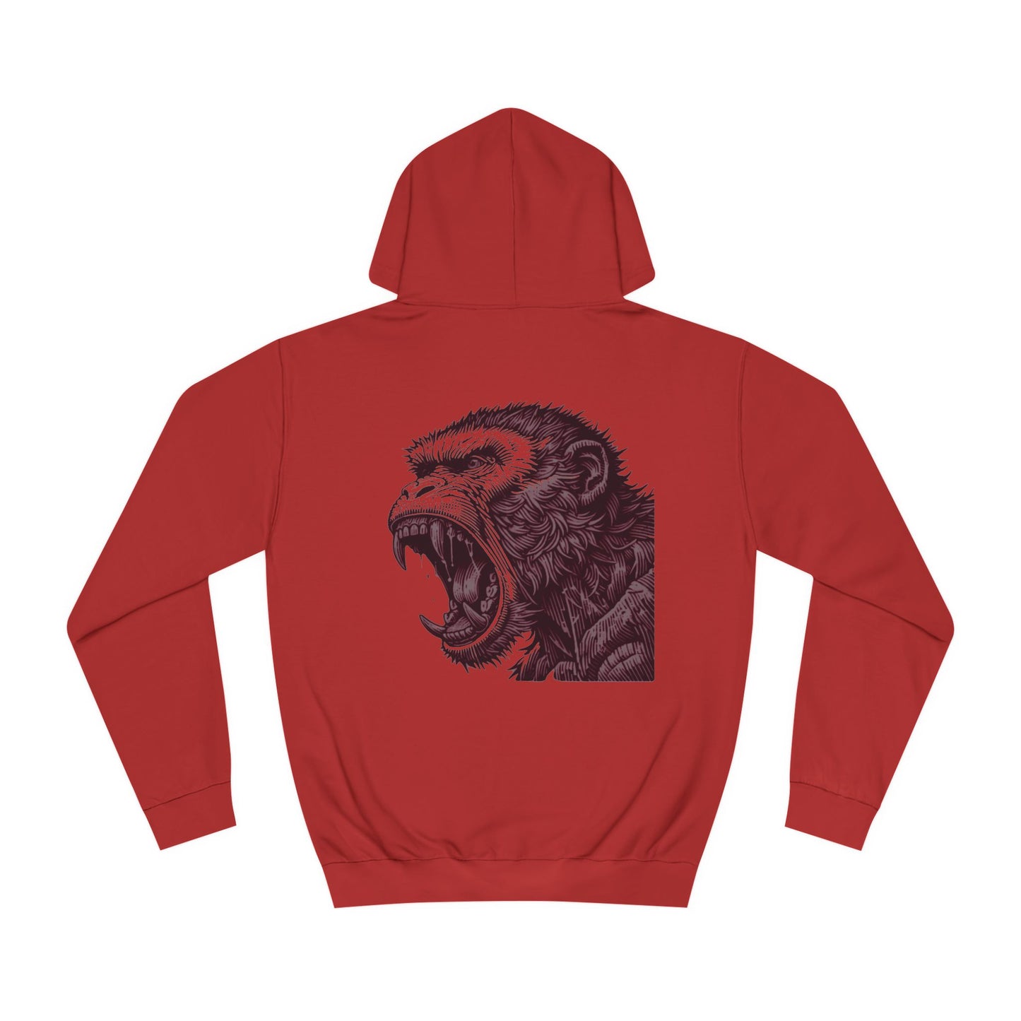 Macaque Hoodies - Wrath Block Red