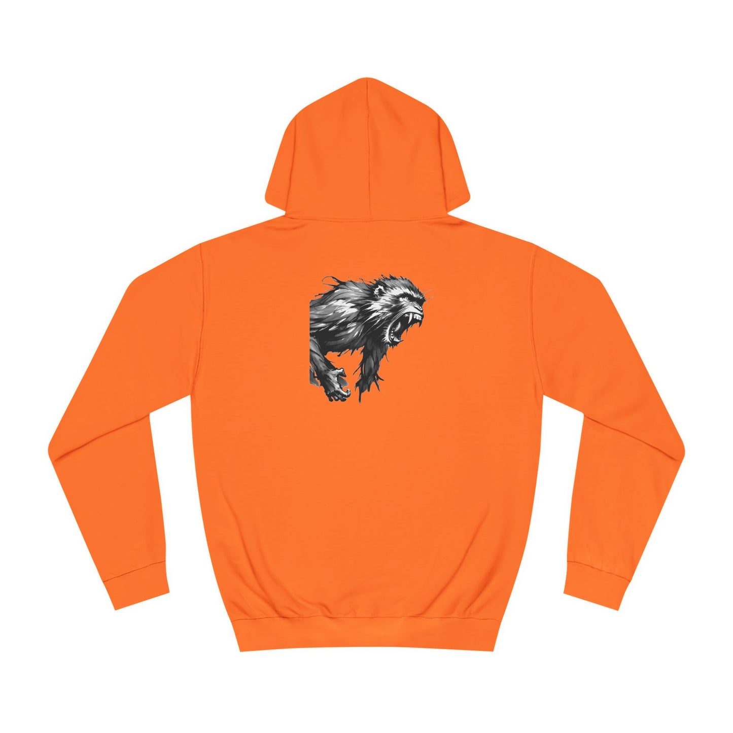 Macaque Hoodies - Wrath Sumi-e Monochrome (back)