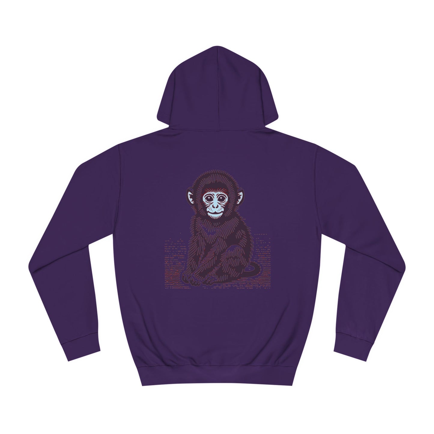 Macaque Hoodies - Lil Macaque Blood Red