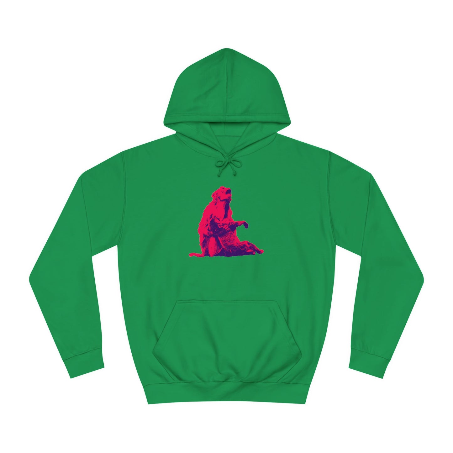 Macaque Hoodies - Macaque della Pieta Hot Pink