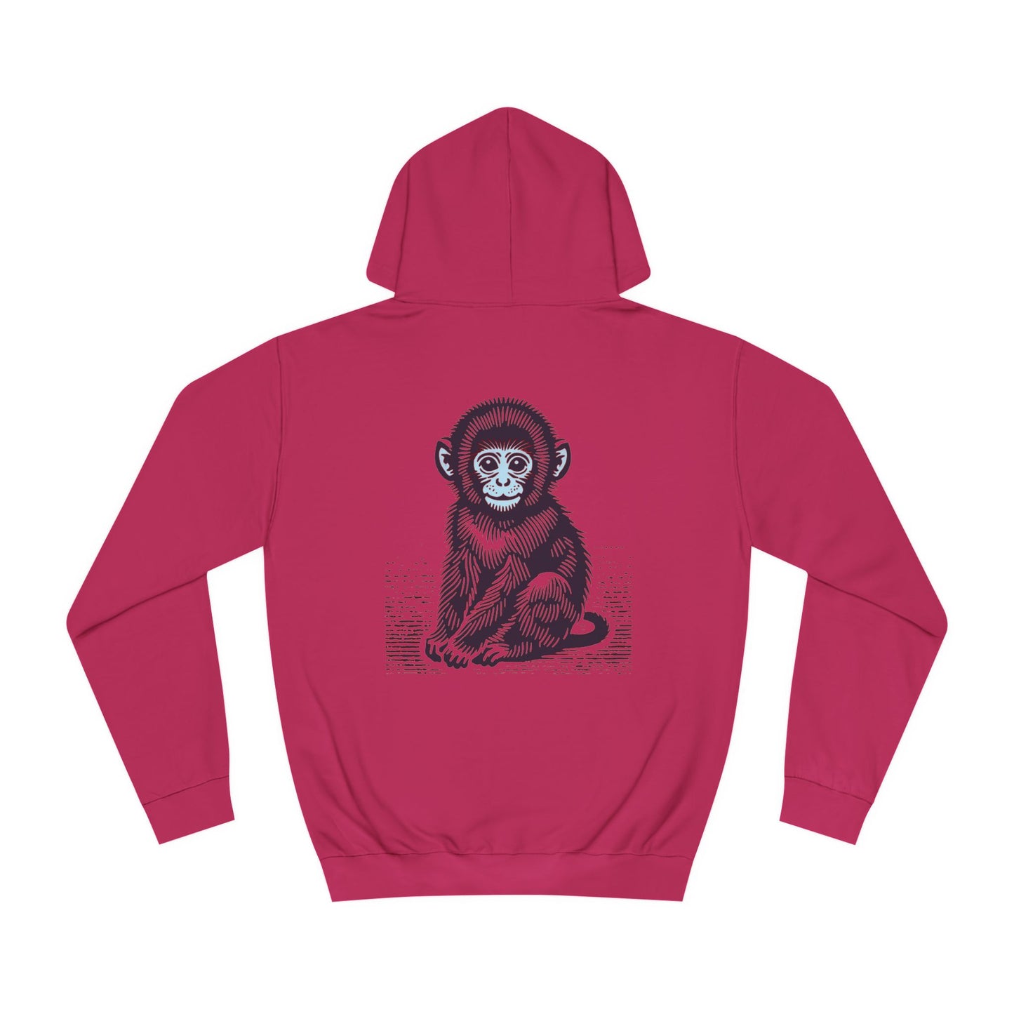 Macaque Hoodies - Lil Macaque Blood Red