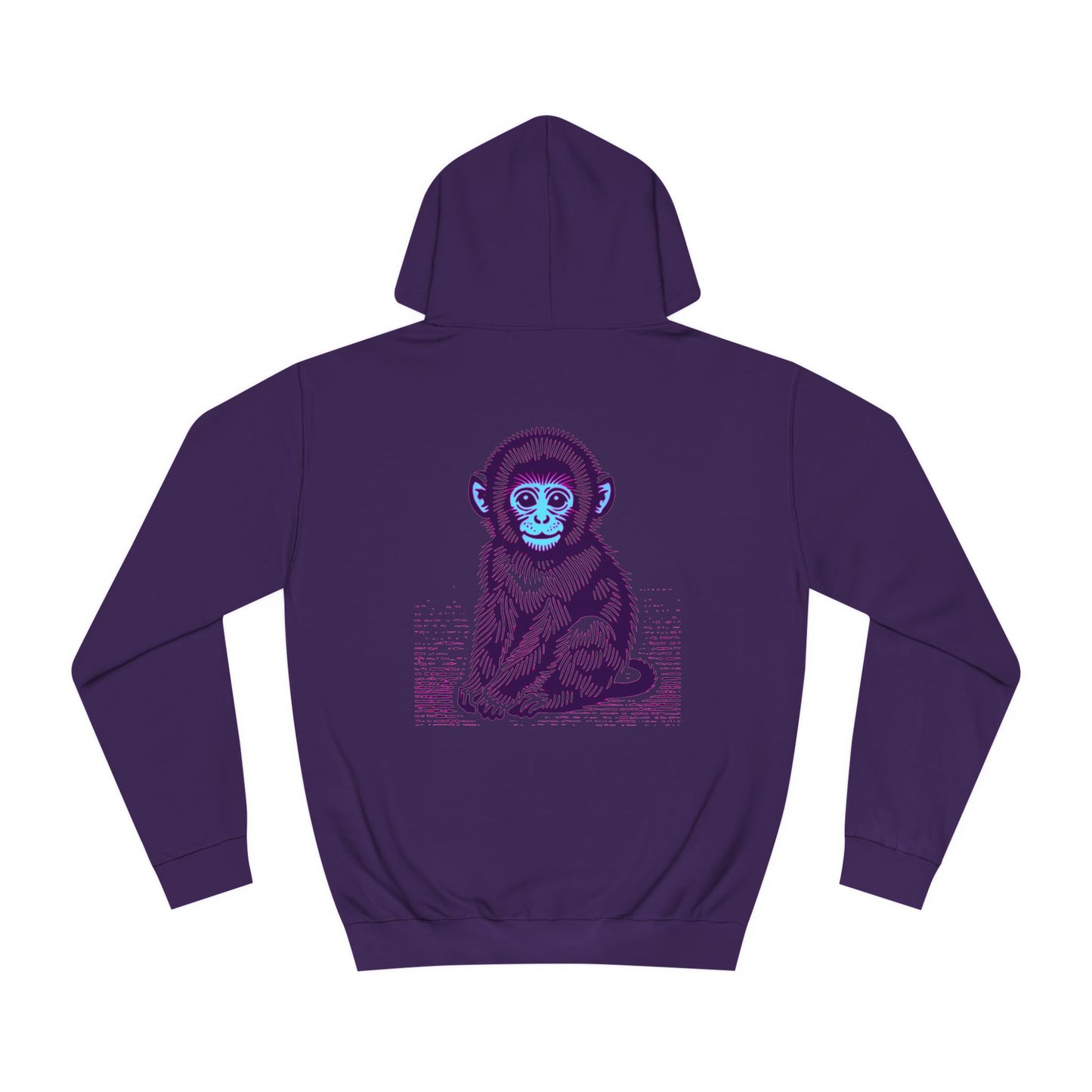 Macaque Hoodies - Lil Macaque Pinkish