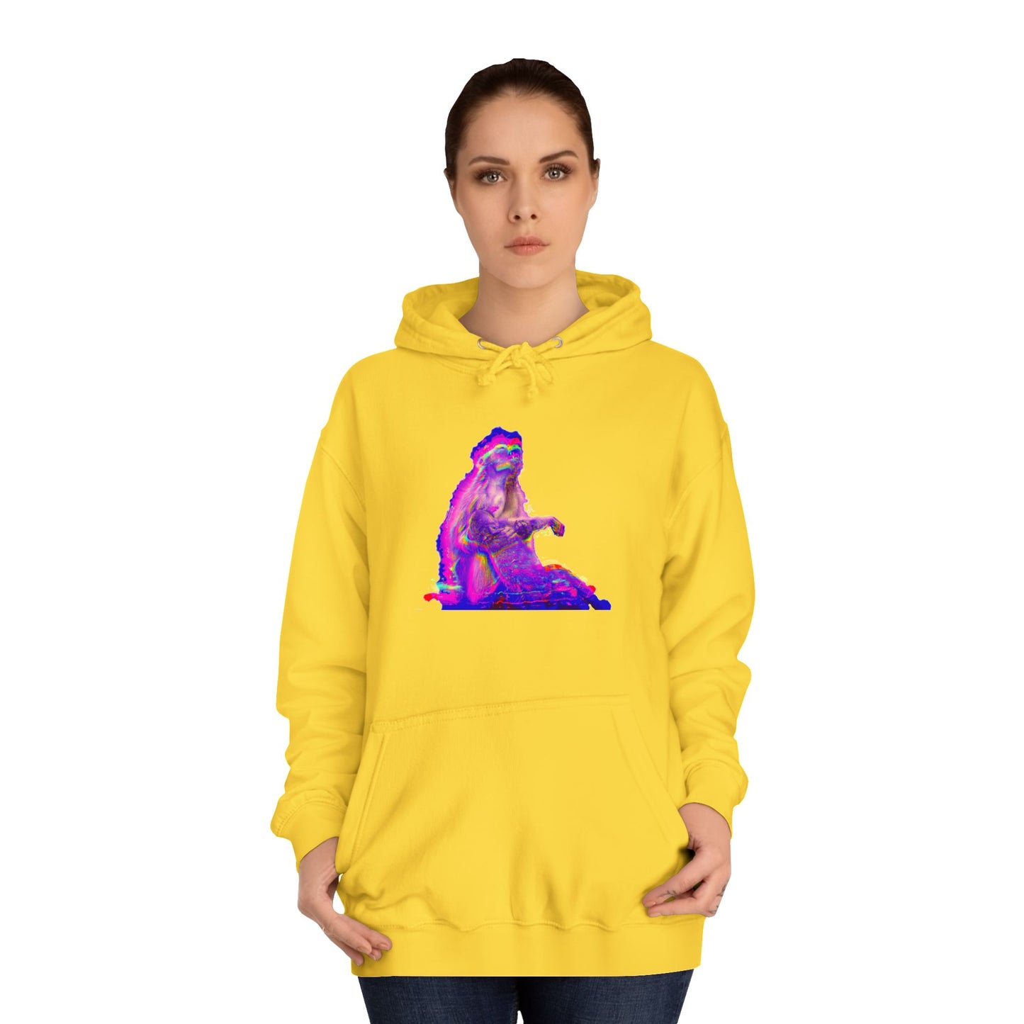 Macaque Hoodies - Macaque della Pieta Psych Pink