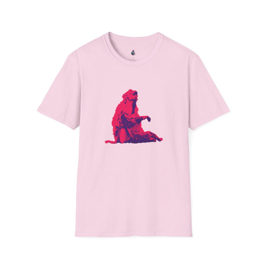 Macaque Tees - Macaque della Pieta Hot Pink