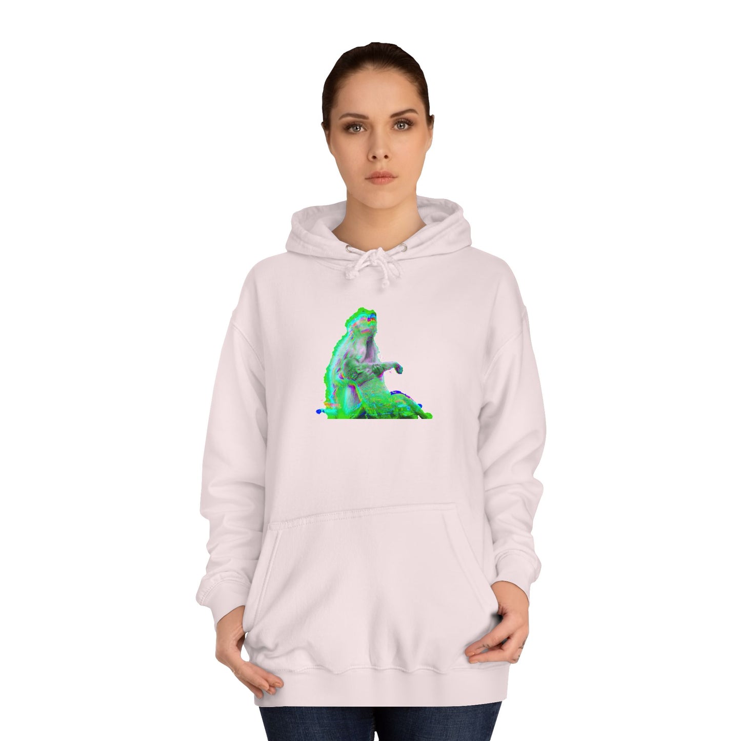 Macaque Hoodies - Macaque della Pieta Psych Green