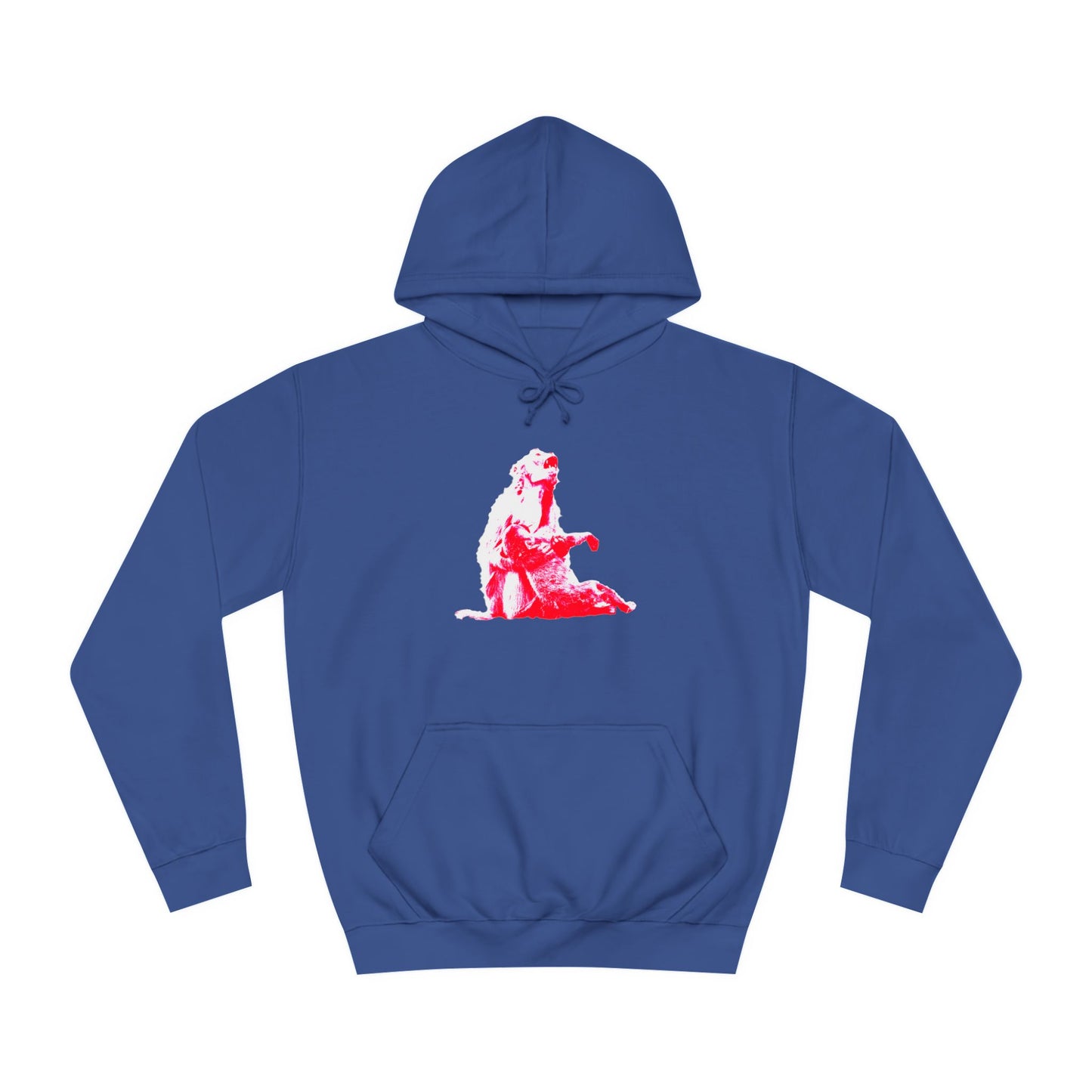 Macaque Hoodies - Macaque della Pieta Red Contrast