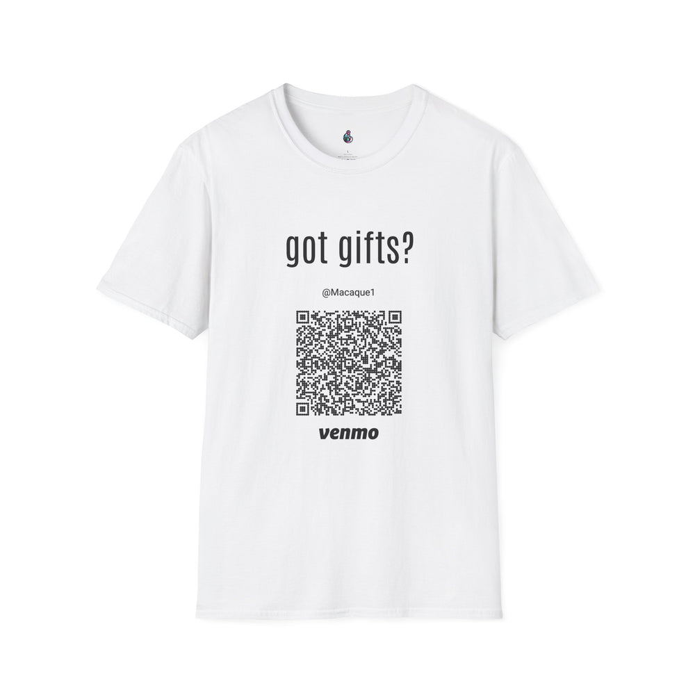 Macaque Tees - got gifts? (QR front)