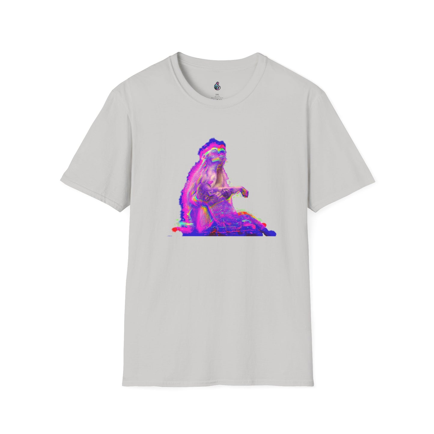 Macaque Tees - Macaque della Pieta Psych Pink