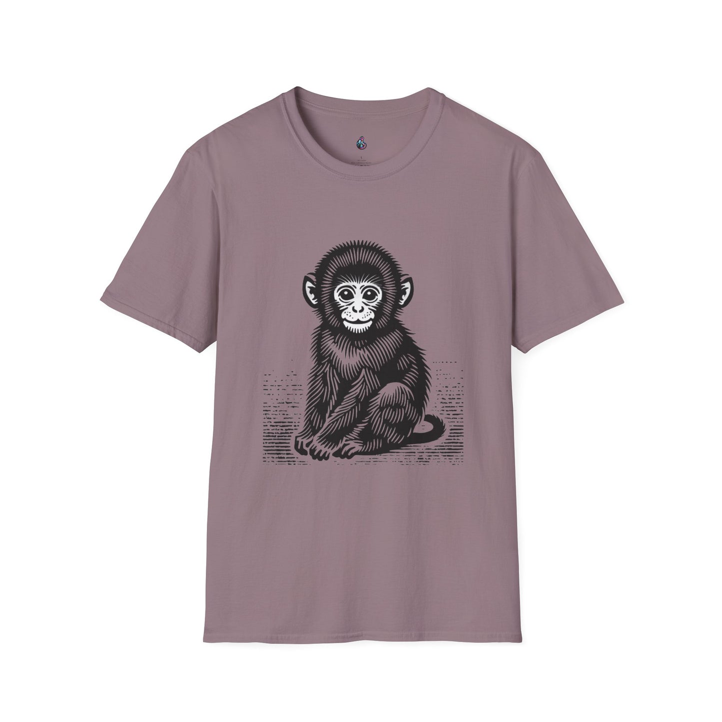 Macaque Tees - Lil Macaque Monochrome
