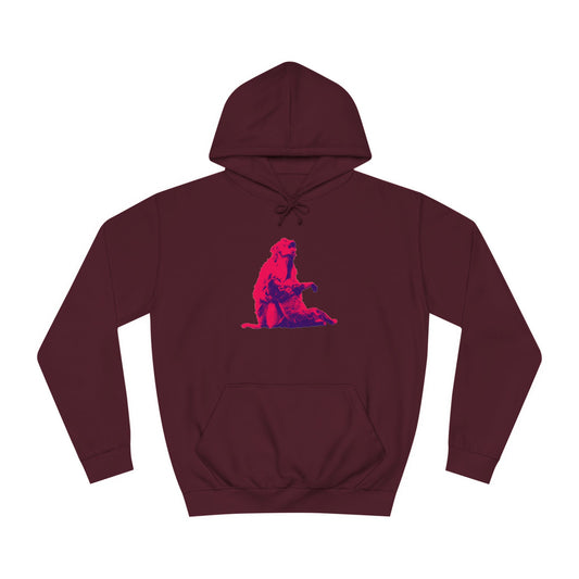 Macaque Hoodies - Macaque della Pieta Hot Pink