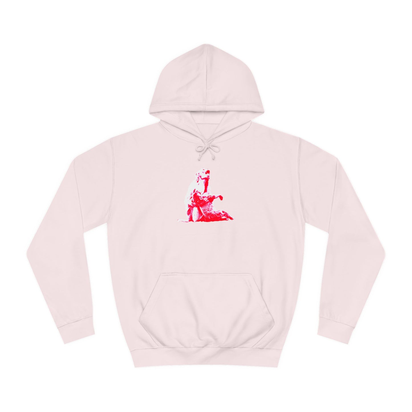 Macaque Hoodies - Macaque della Pieta Red Contrast