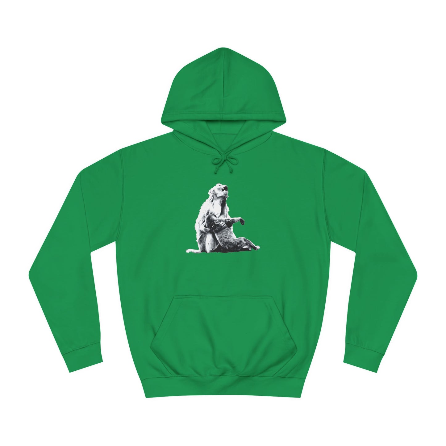 Macaque Hoodies - Macaque della Pieta Monochrome