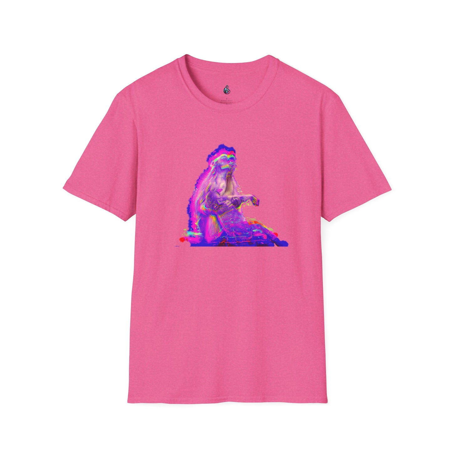 Macaque Tees - Macaque della Pieta Psych Pink