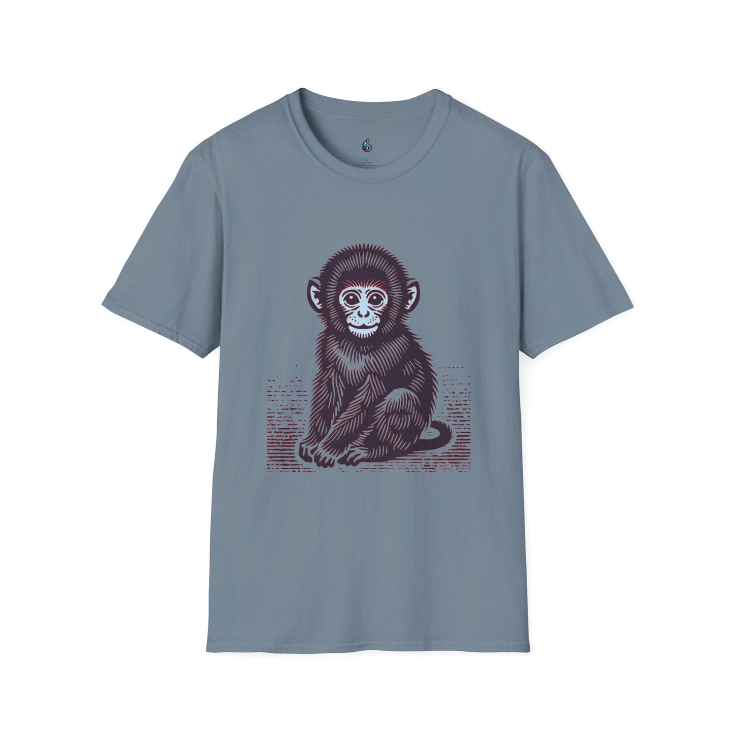 Macaque Tees - Lil Macaque Blood Red