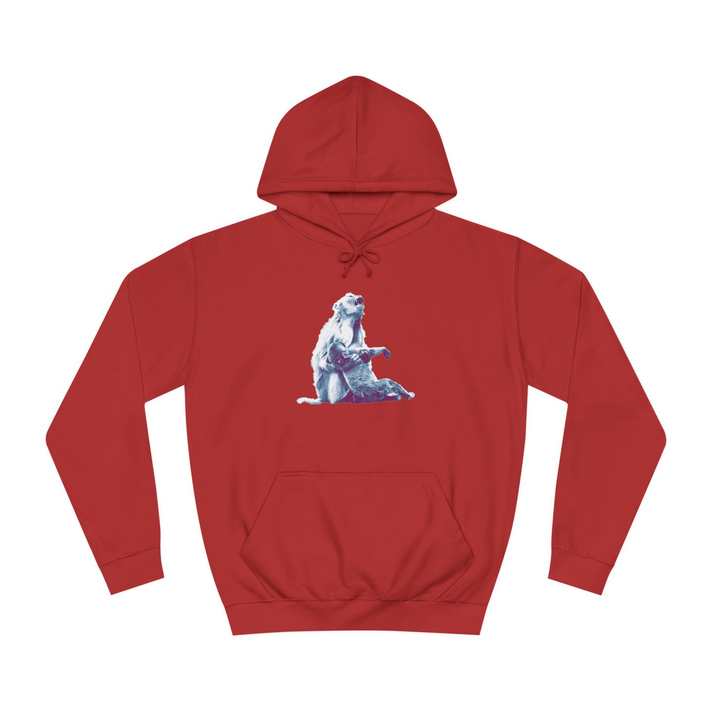 Macaque Hoodies - Macaque della Pieta White