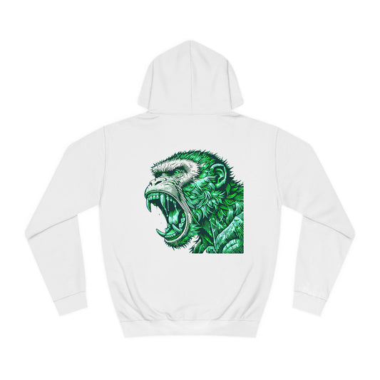 Macaque Hoodies - Wrath Block Green
